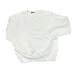 Talentless Solid Crewneck in White